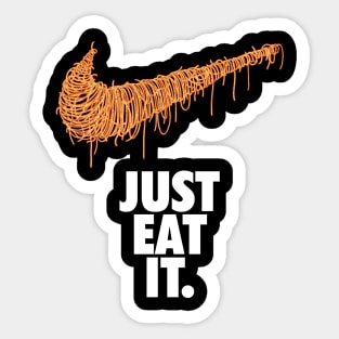 Just Eat it Spaguetti Sticker